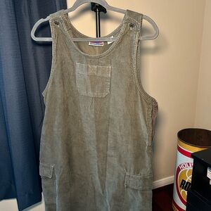 Northcrest Gray Corduroy Top